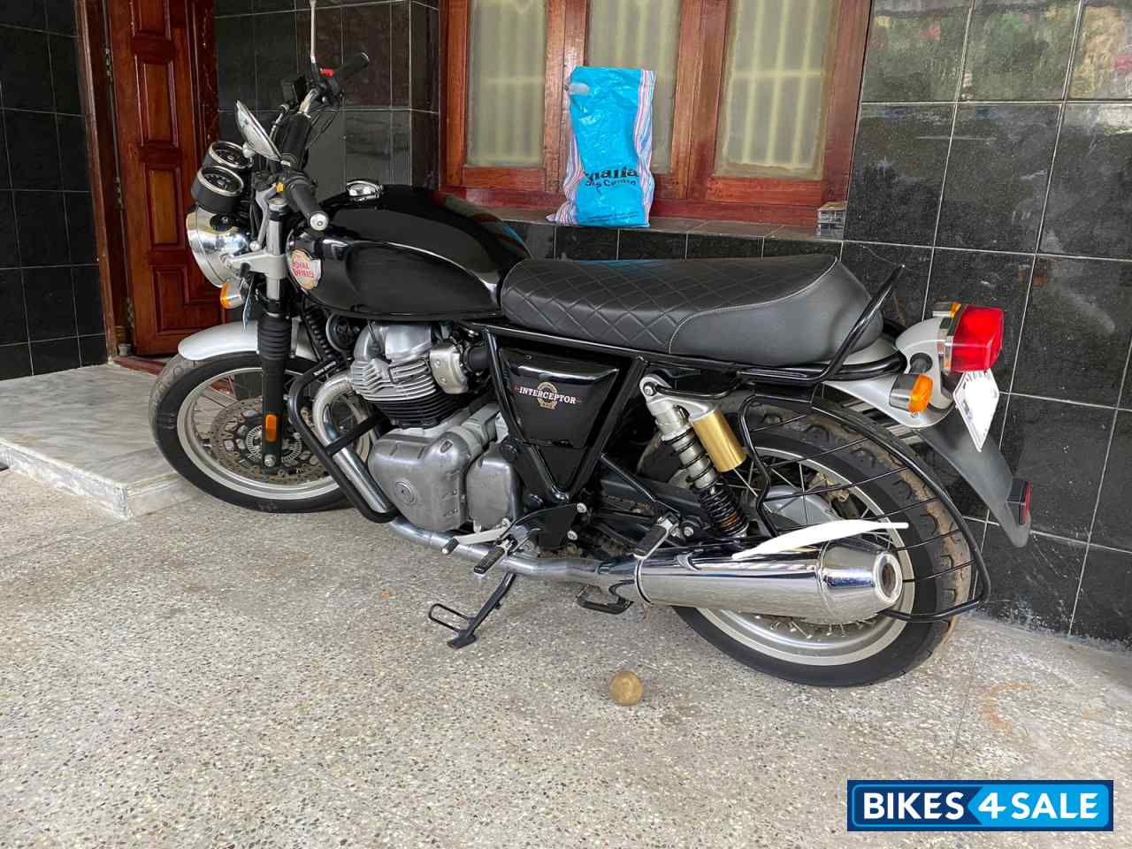 Black Royal Enfield Interceptor