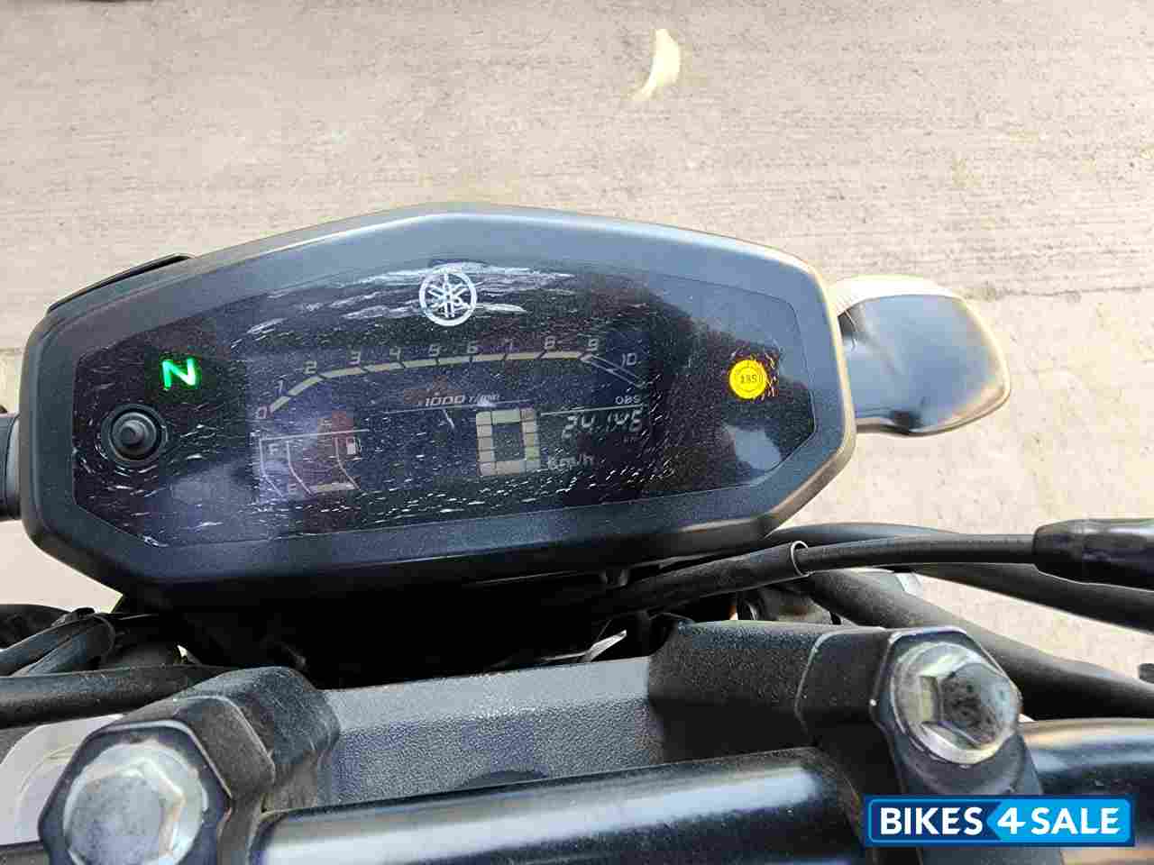 Blue Yamaha FZ-S FI V3