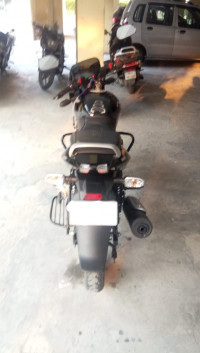 Black Bajaj Pulsar 125 Neon Disc Single Seat