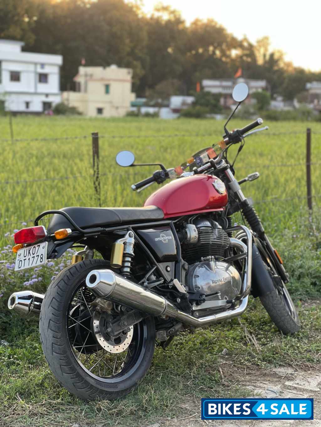 Red Royal Enfield Interceptor 650 Twin