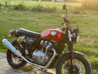 Red Royal Enfield Interceptor 650 Twin