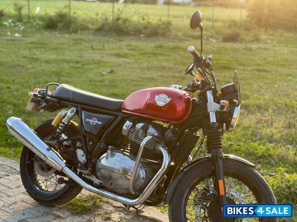 Red Royal Enfield Interceptor 650 Twin