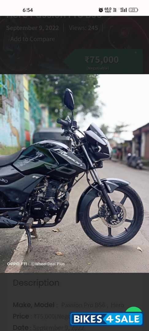 Hero Passion Pro BS6