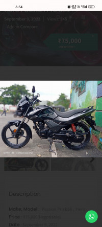 Hero Passion Pro BS6