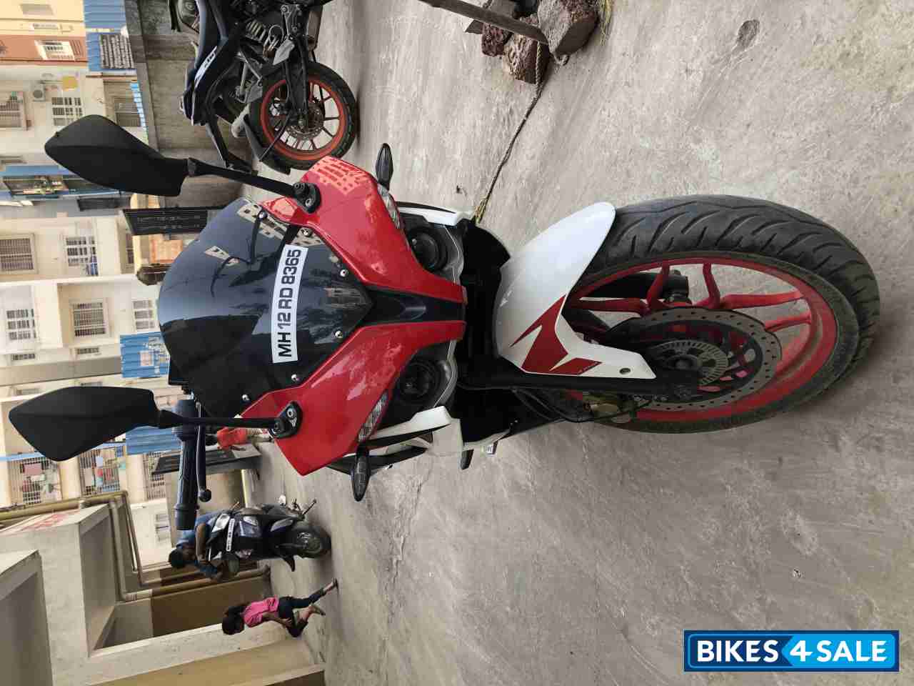 Racing Red Bajaj Pulsar RS 200 ABS