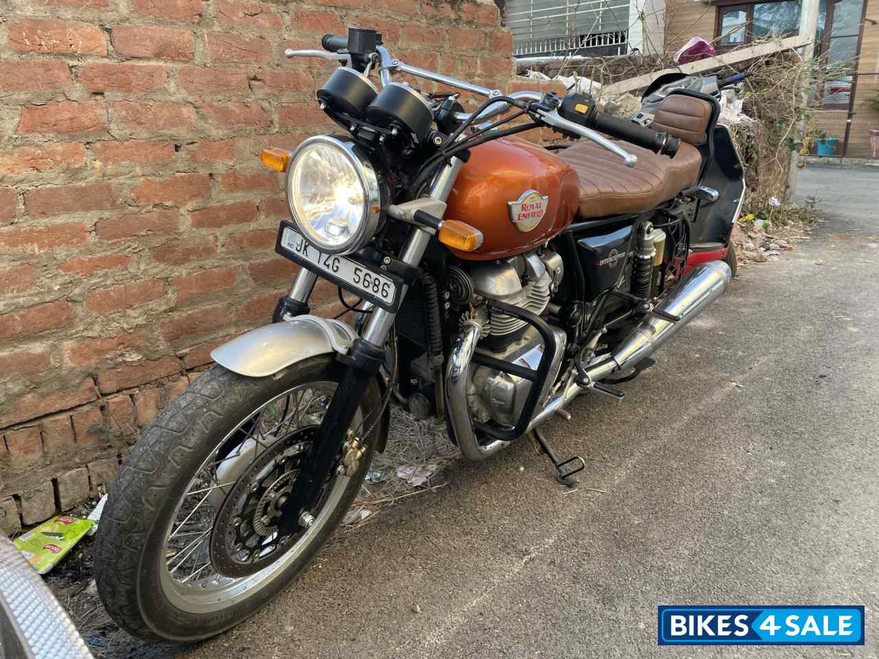 Orange Crush Royal Enfield Interceptor 650 Twin