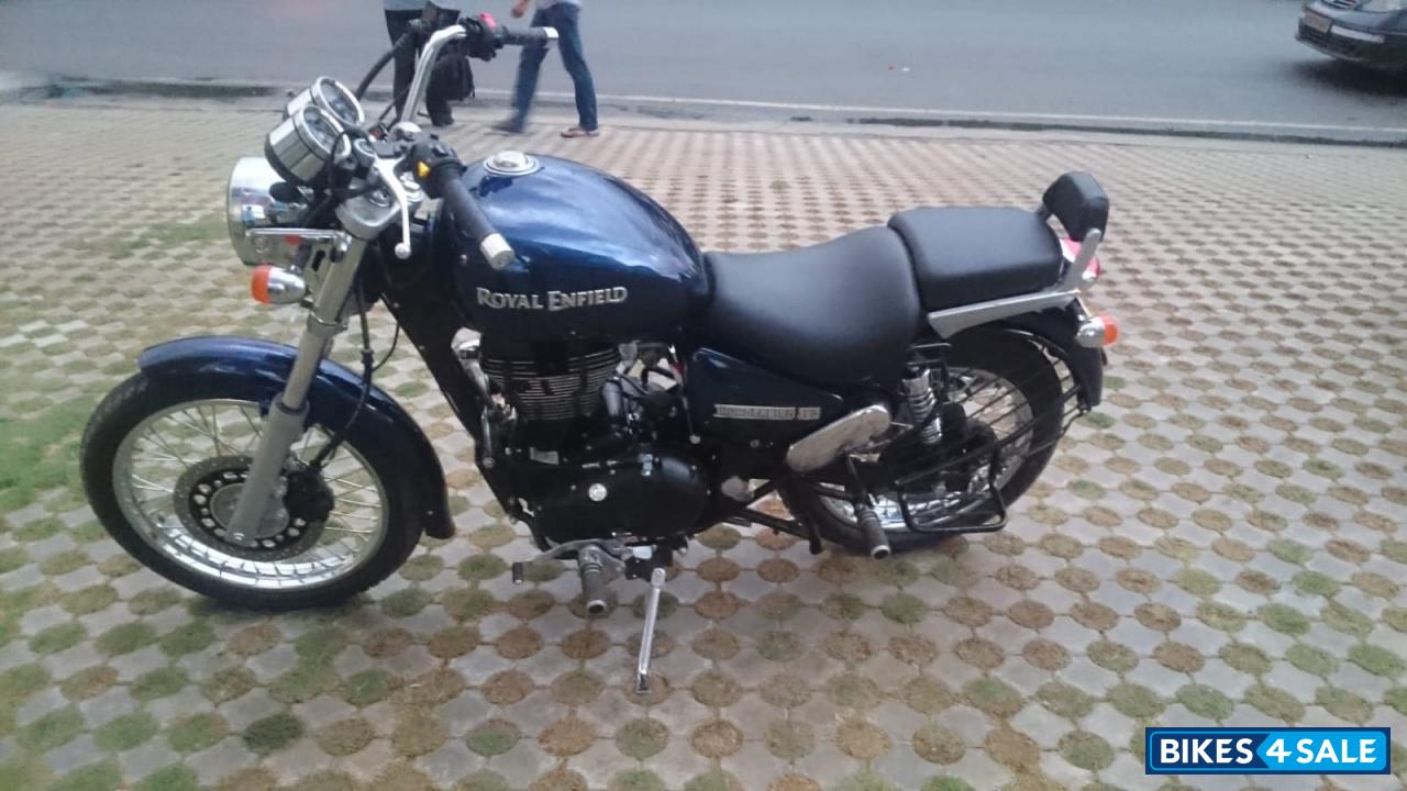 Blue Royal Enfield Thunderbird 350