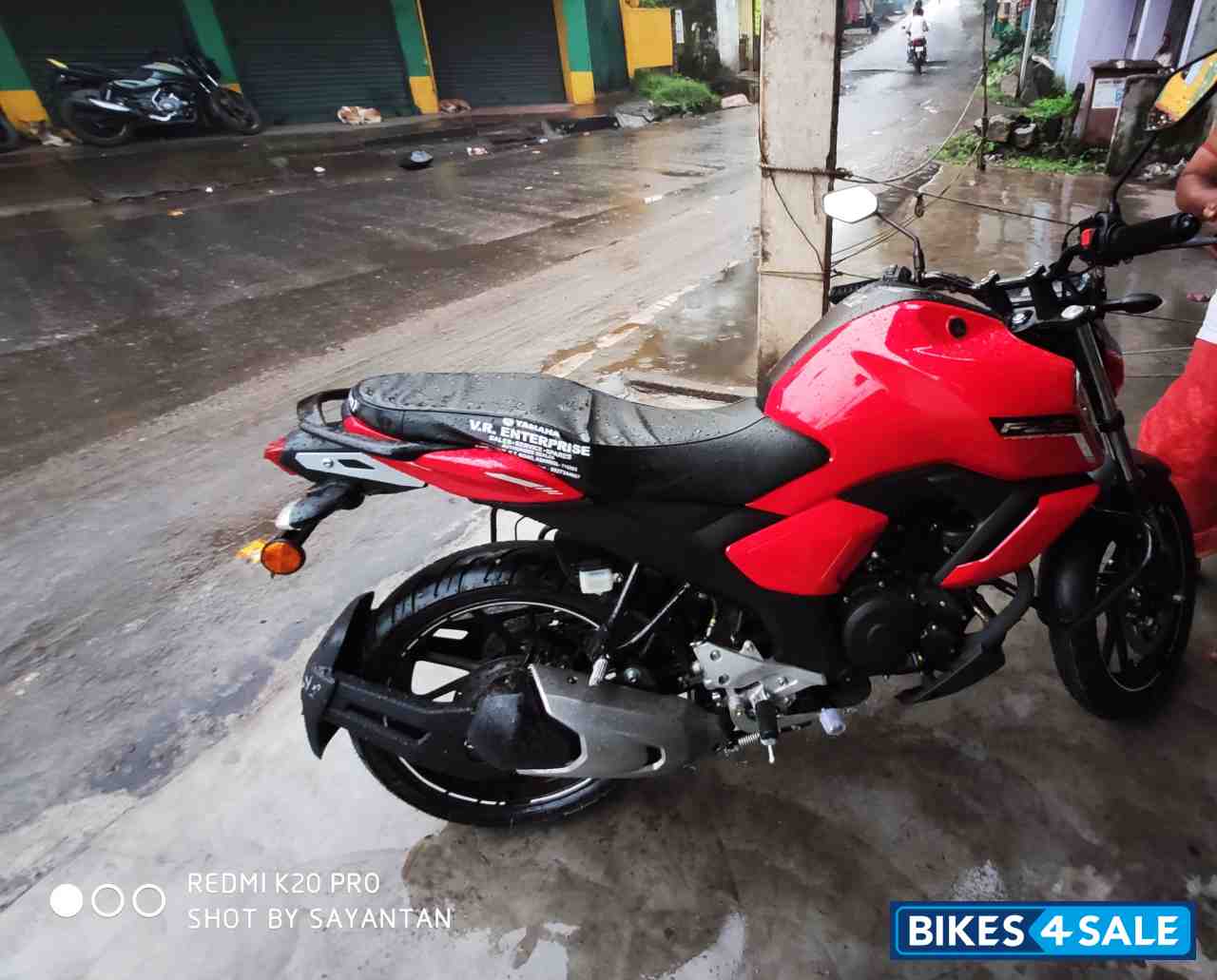 Red Yamaha FZ-S FI V3 BS6