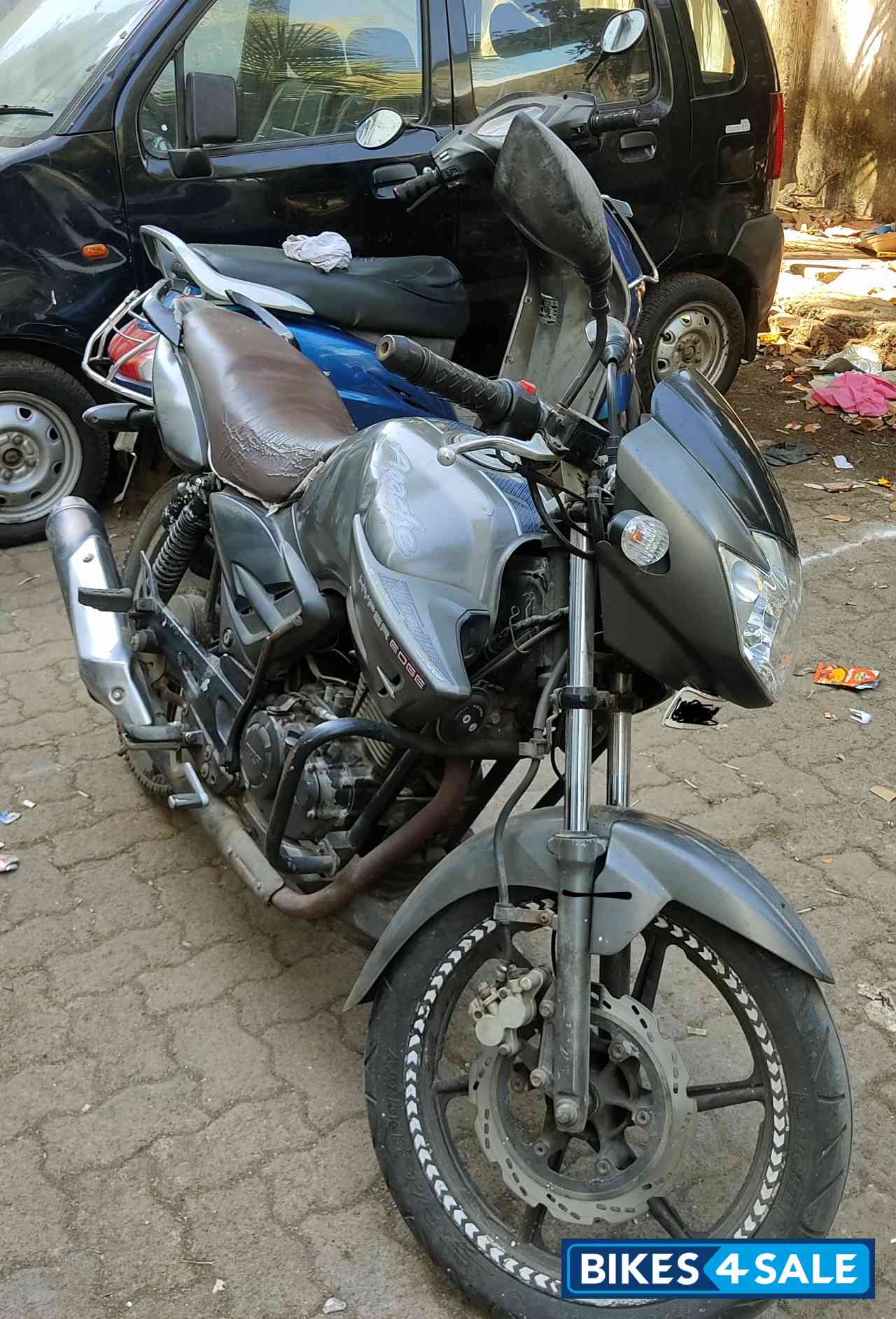 Grey TVS Apache RTR 160