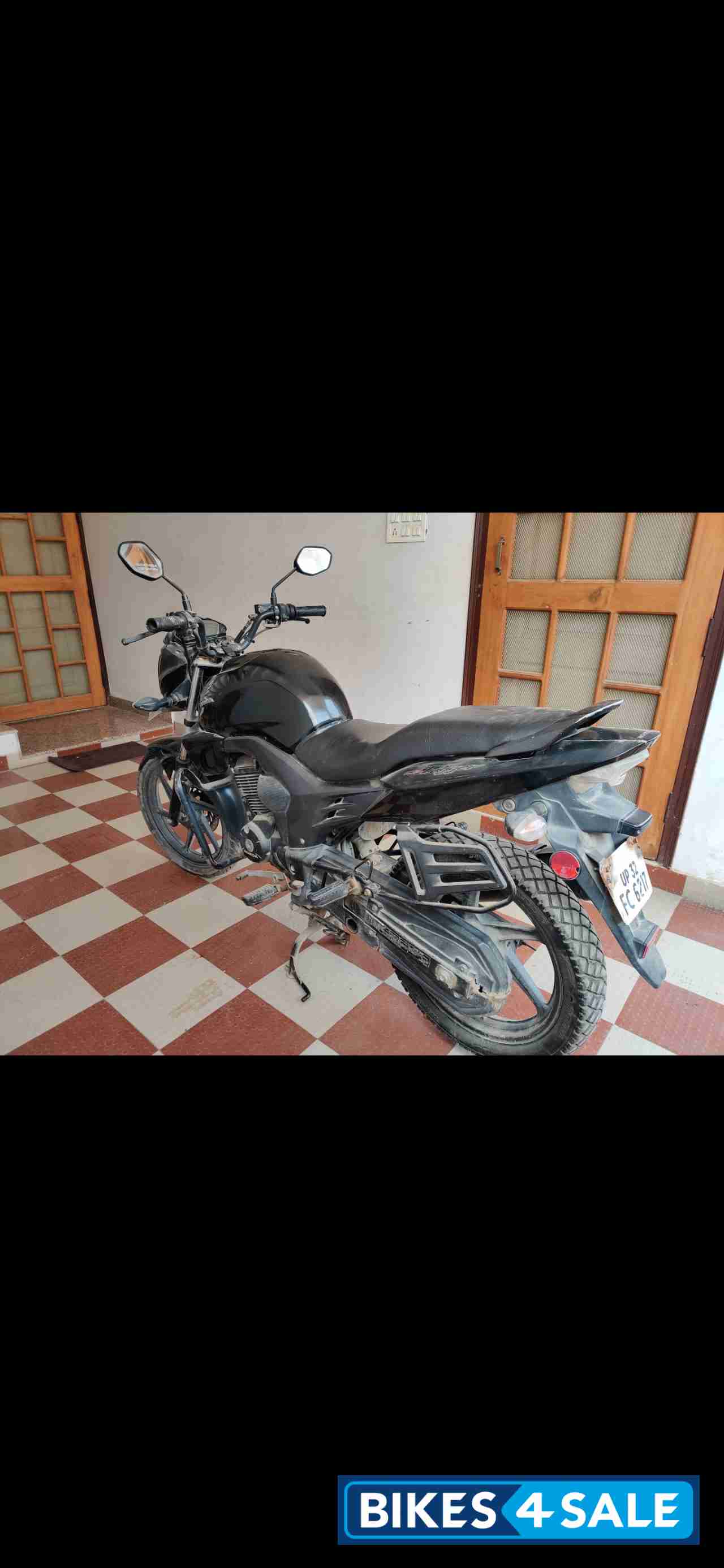 Black Honda CB Trigger