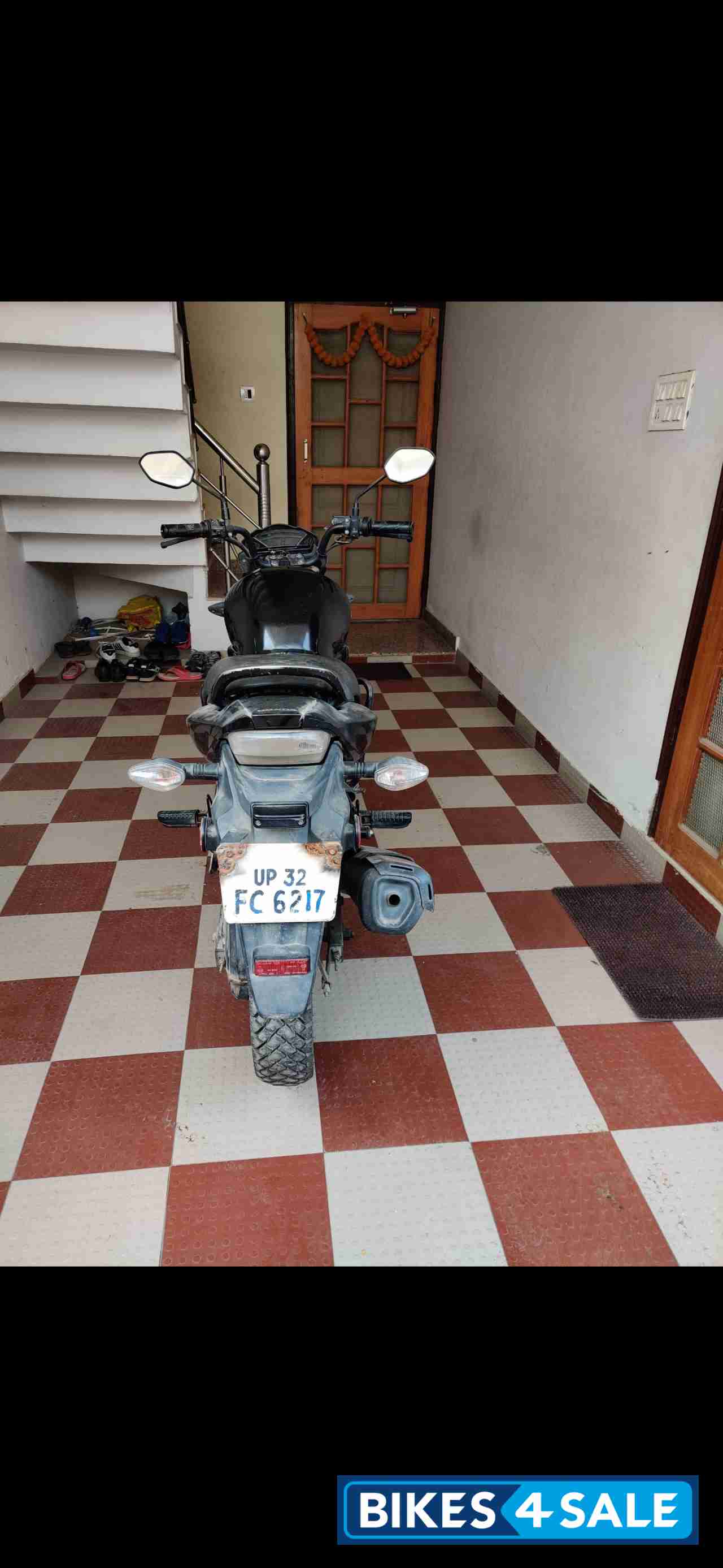 Black Honda CB Trigger