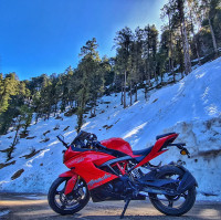 Racing Red TVS Apache RR 310