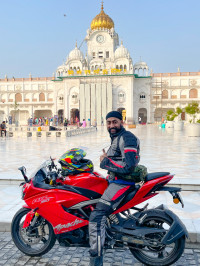 Racing Red TVS Apache RR 310
