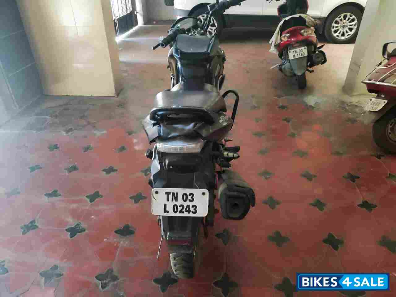 Black Honda CB Trigger