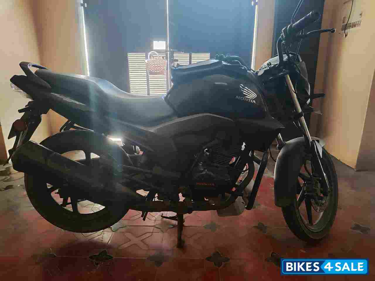 Black Honda CB Trigger