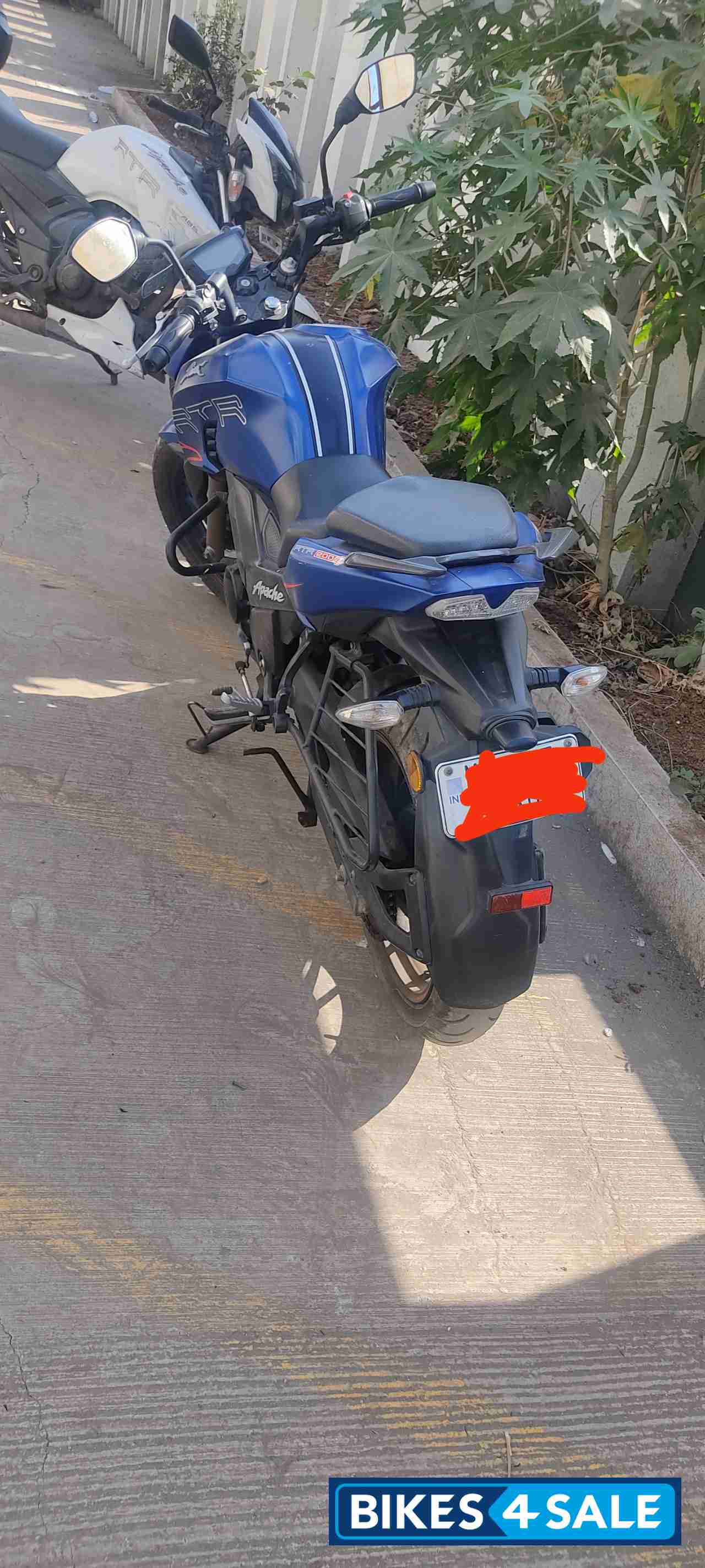 Matt Blue TVS Apache RTR 200 4V ABS