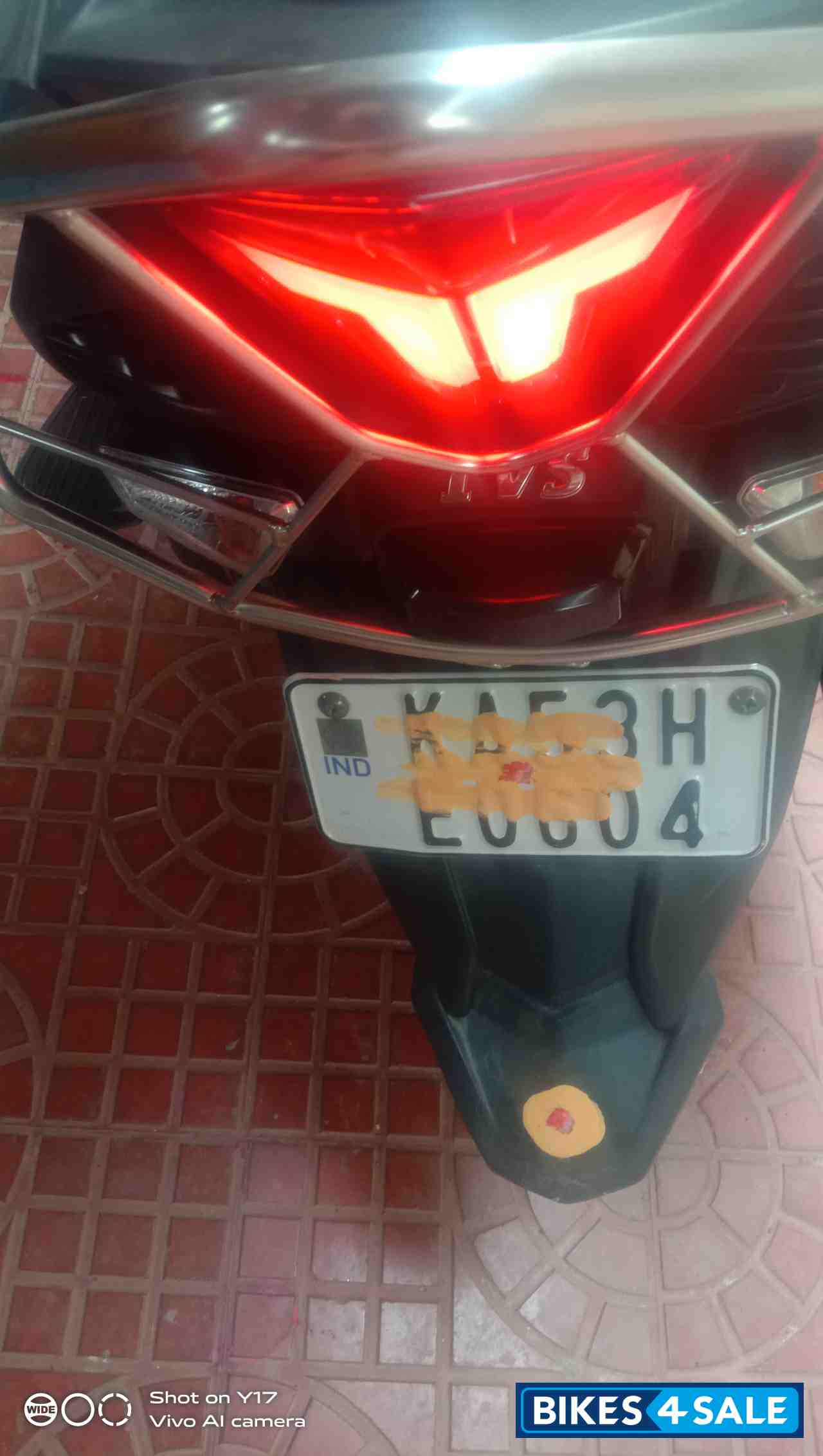 Grey Colour TVS NTORQ 125 BS6