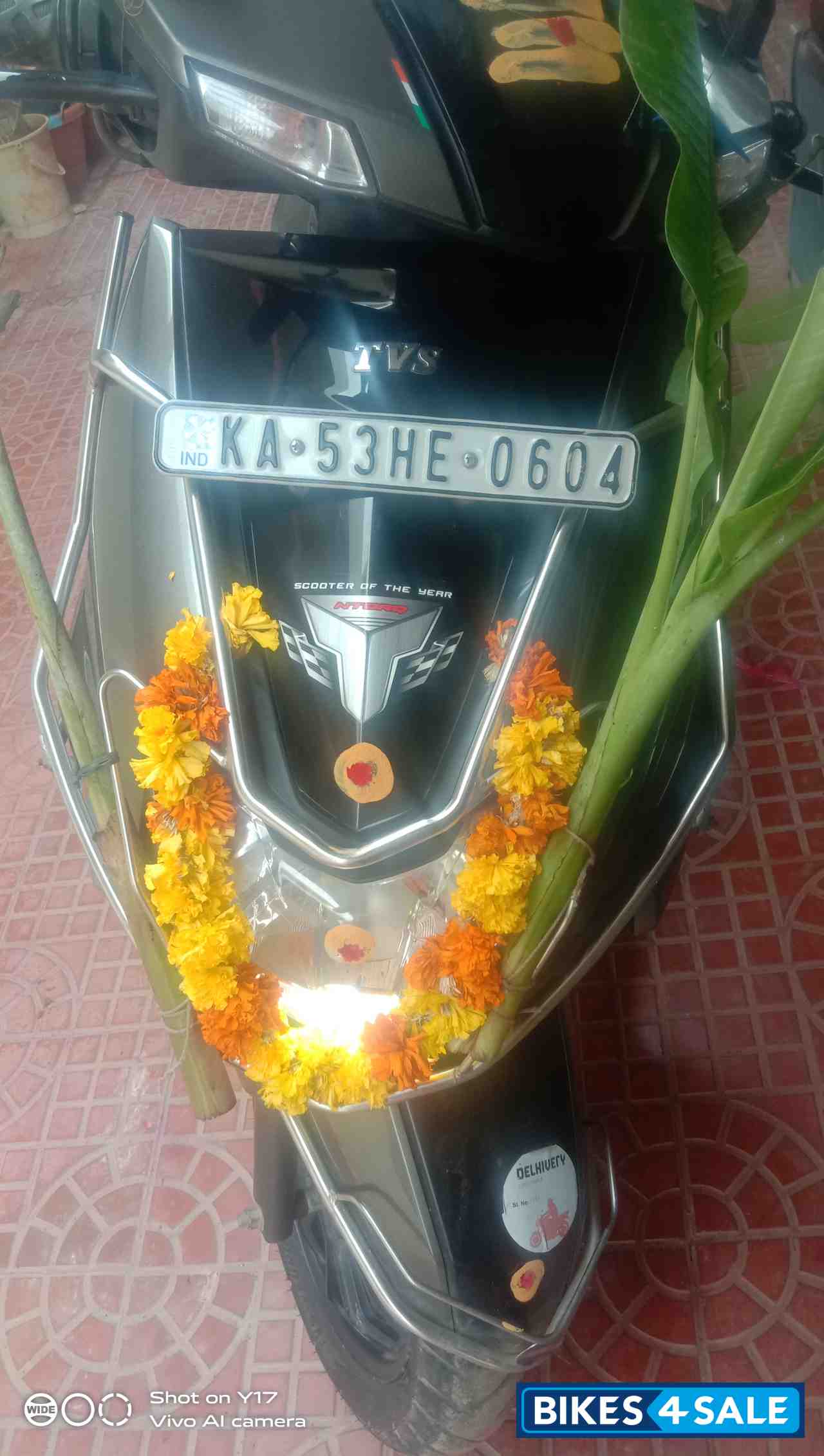 Grey Colour TVS NTORQ 125 BS6