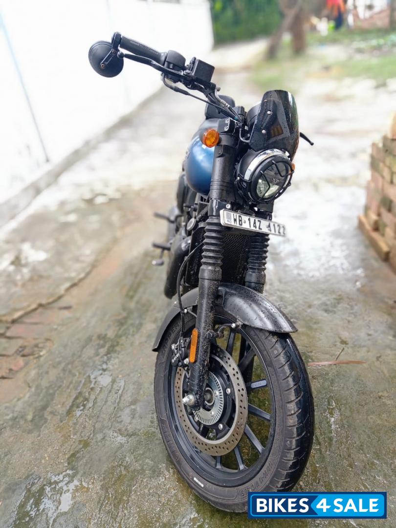 Steel Blue Yezdi Roadster Dark