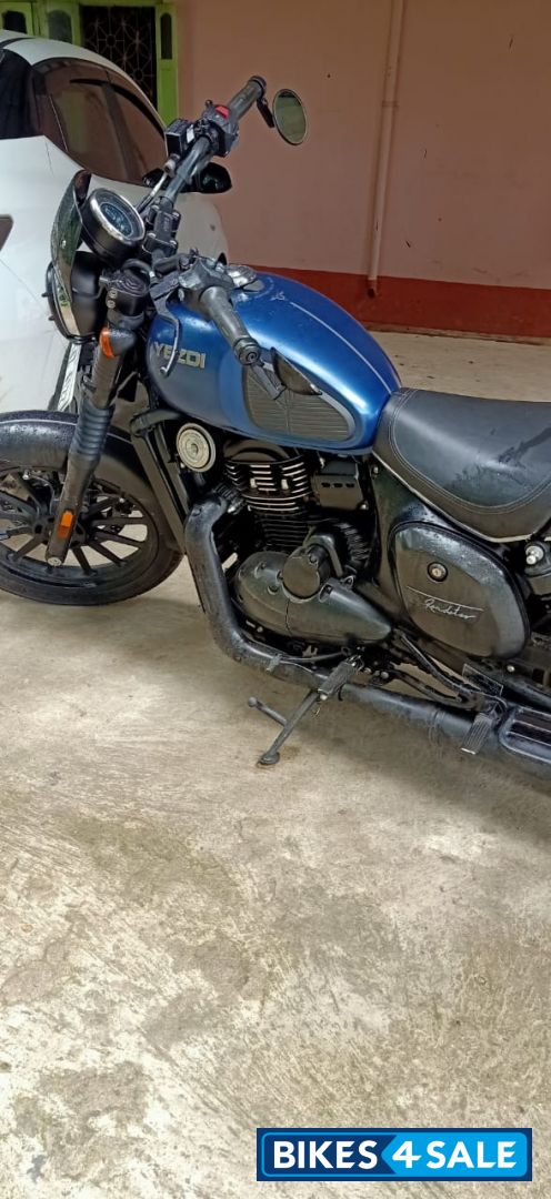 Steel Blue Yezdi Roadster Dark