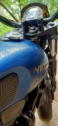 Steel Blue Yezdi Roadster Dark