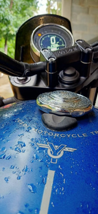 Steel Blue Yezdi Roadster Dark