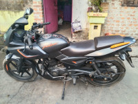Matte Black And Neon Orange Bajaj Pulsar 180
