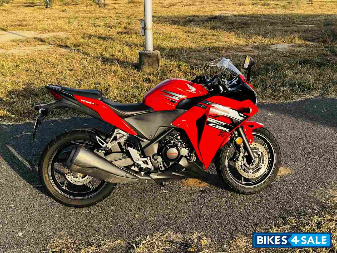 Sports Red Honda CBR 250R
