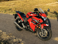 Sports Red Honda CBR 250R
