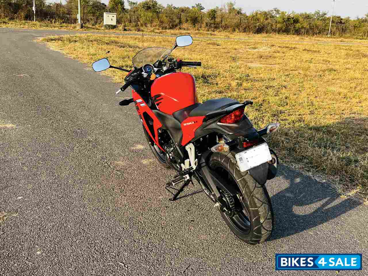 Sports Red Honda CBR 250R