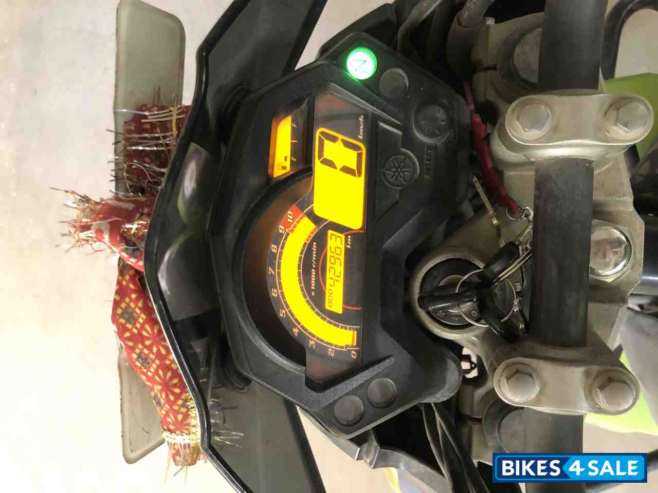 Black Green Yamaha FZ-S