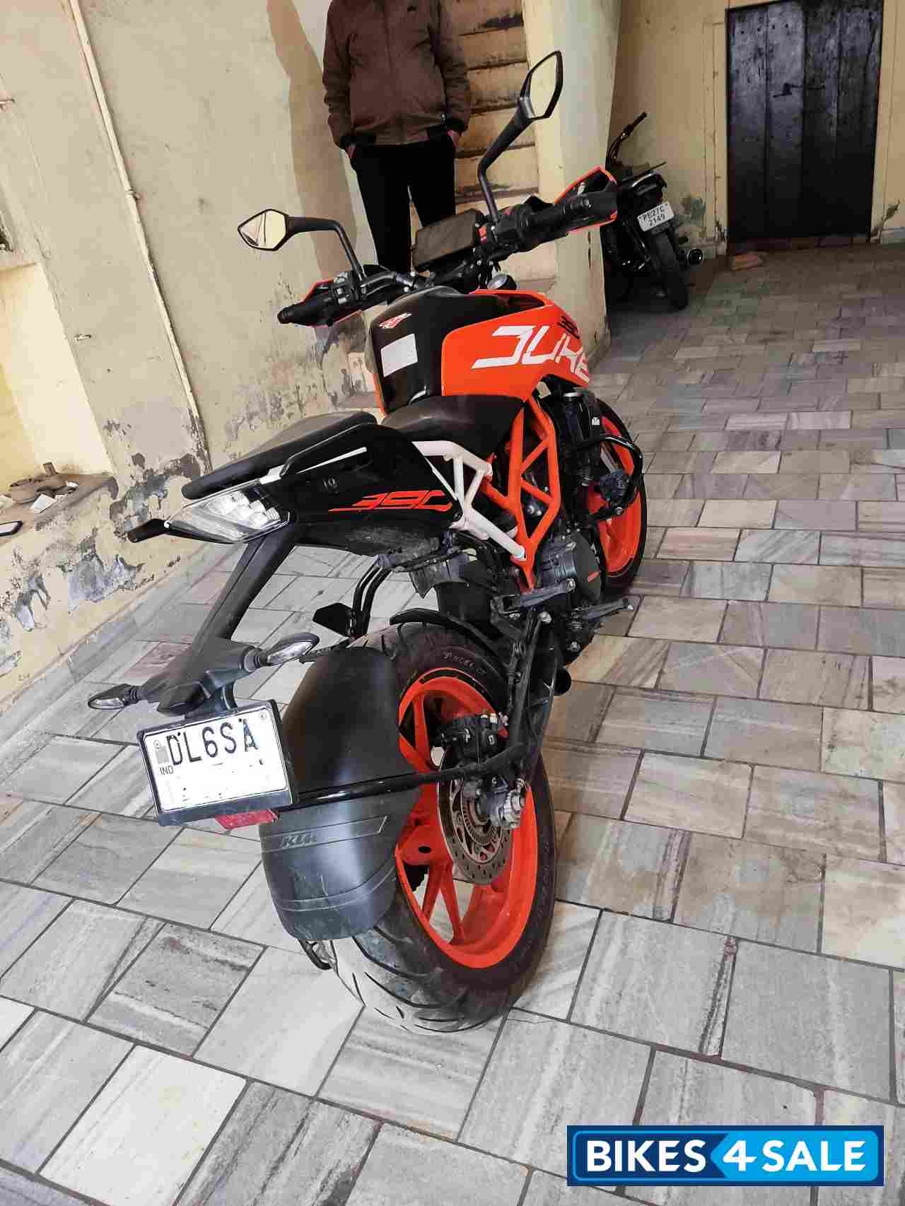 Orange & White KTM Duke 390