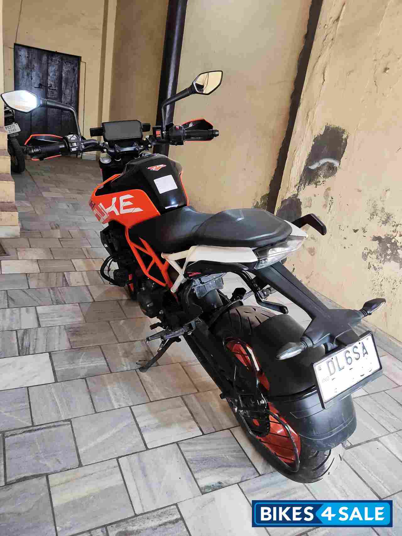 Orange & White KTM Duke 390