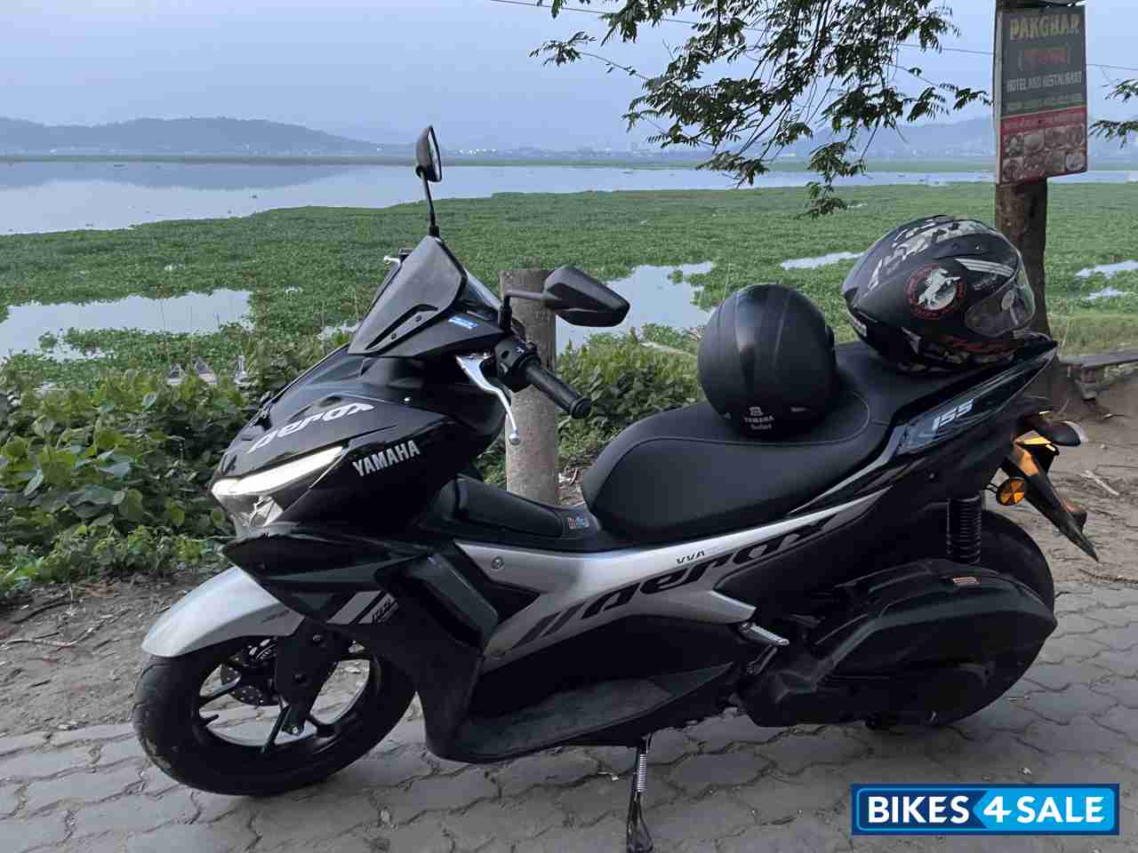 Black Yamaha Aerox 155