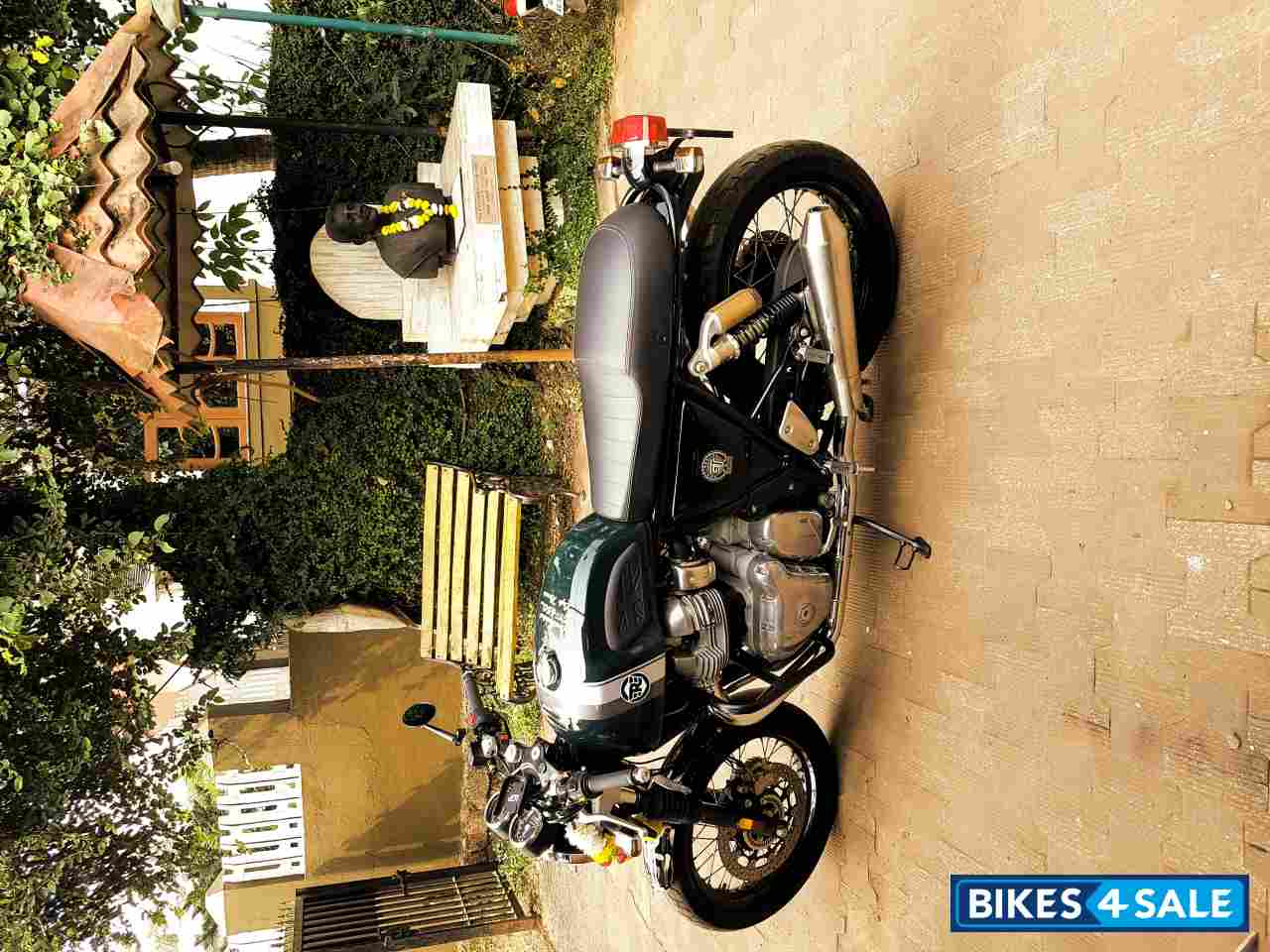 British Racing Green Royal Enfield Continental GT 650 Twin