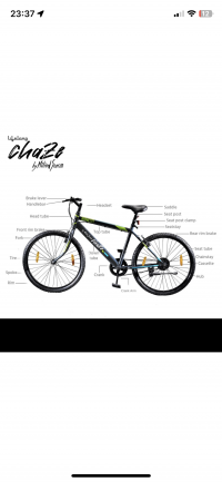 Black Chaze Lifelong Road cycle