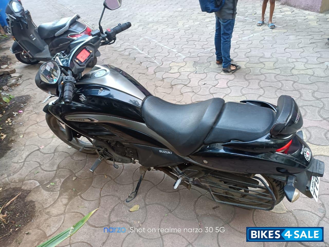 Black And Silver Suzuki Intruder 150 FI