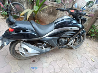 Black And Silver Suzuki Intruder 150 FI