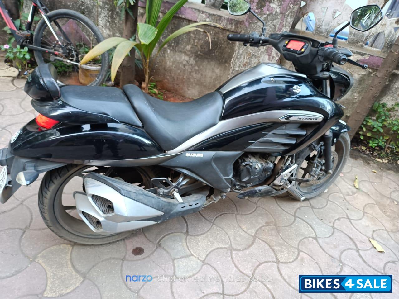 Black And Silver Suzuki Intruder 150 FI