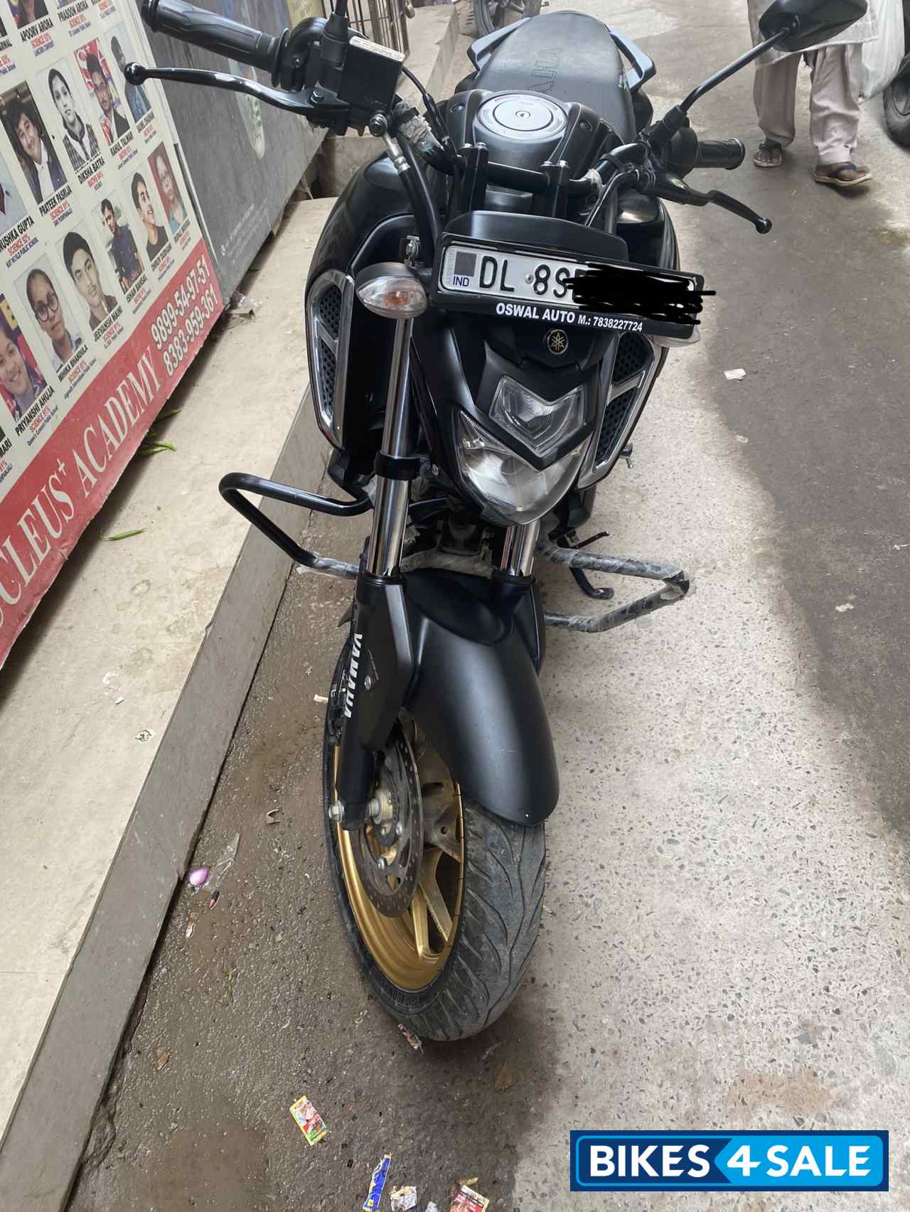 Black Yamaha FZ-S FI V3 2022