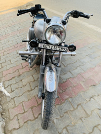 Silver Royal Enfield Bullet Electra