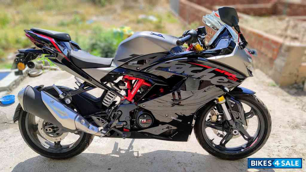 Grey Black TVS Apache RR 310 2020