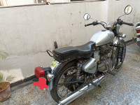 Silver Royal Enfield Bullet Electra Twinspark