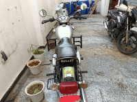 Silver Royal Enfield Bullet Electra Twinspark