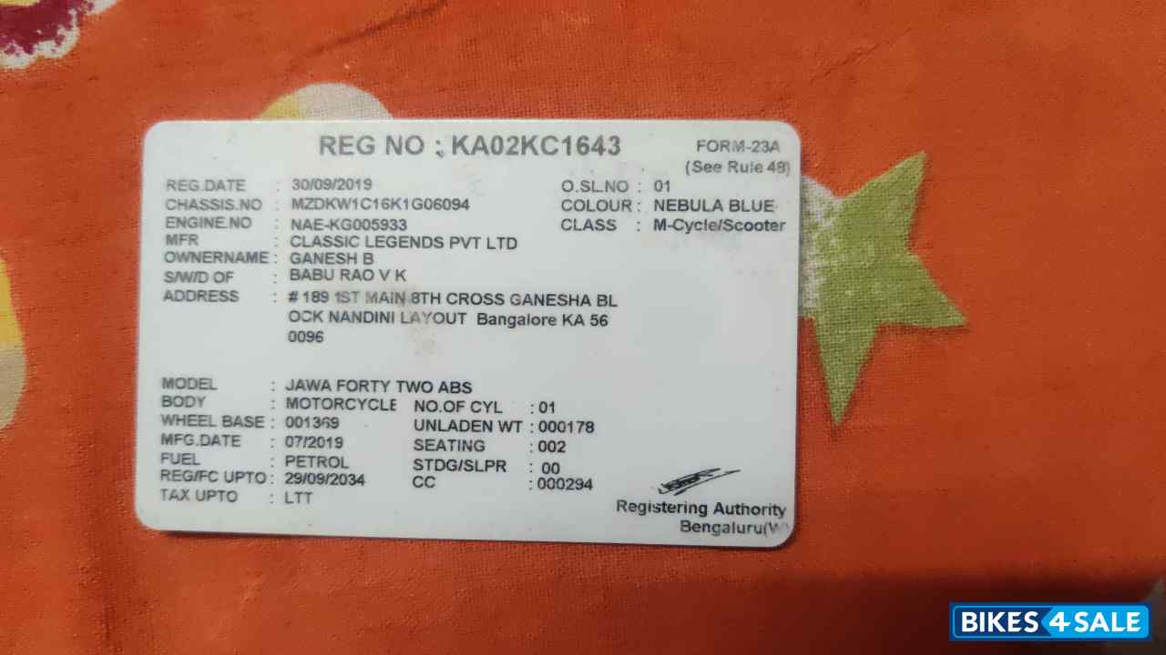 Nebula Blue Jawa forty two