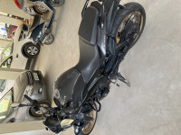 Matt Black Bajaj Dominar 400 Disc