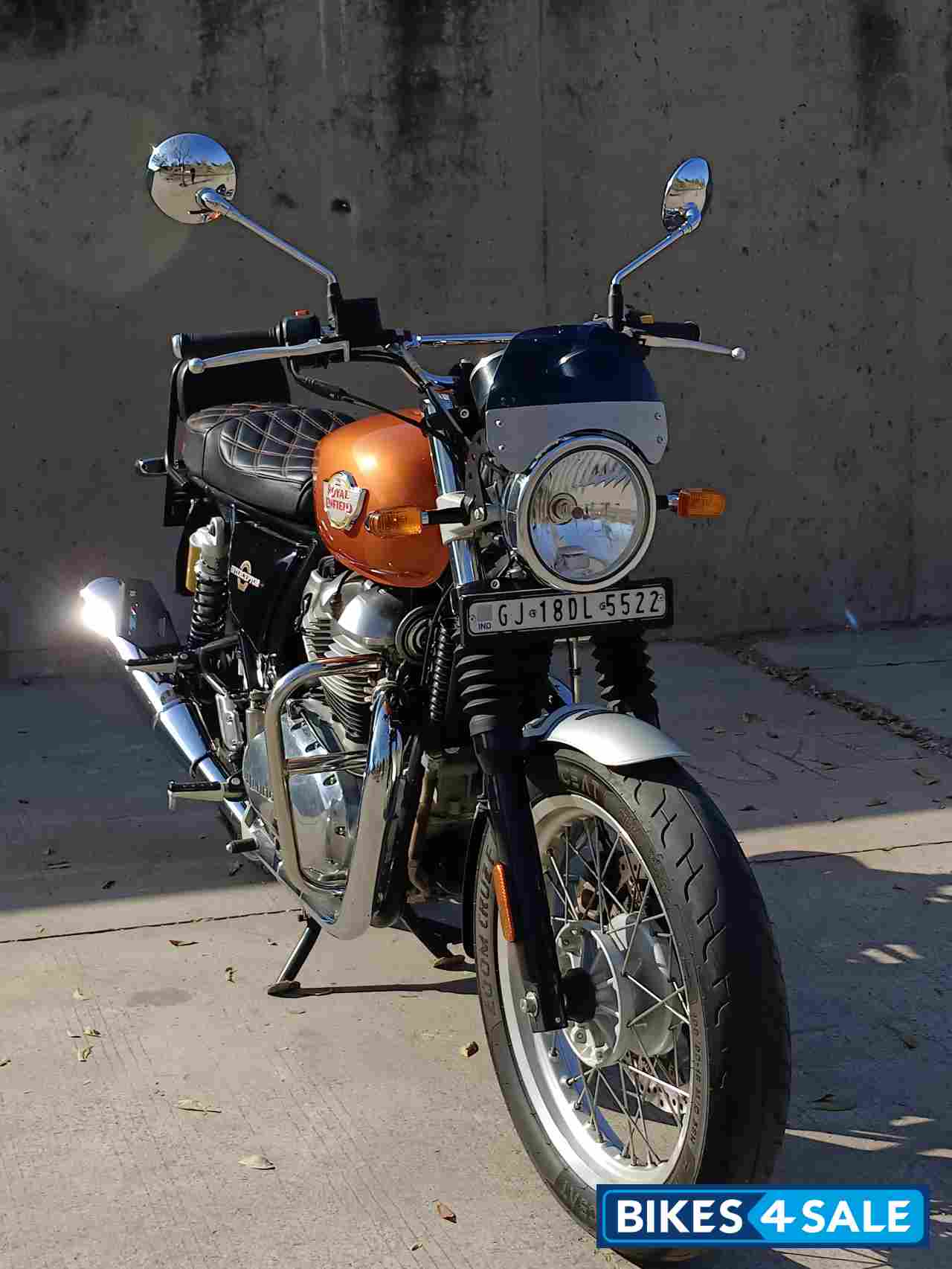 Rush Orange Royal Enfield Interceptor 650 Twin