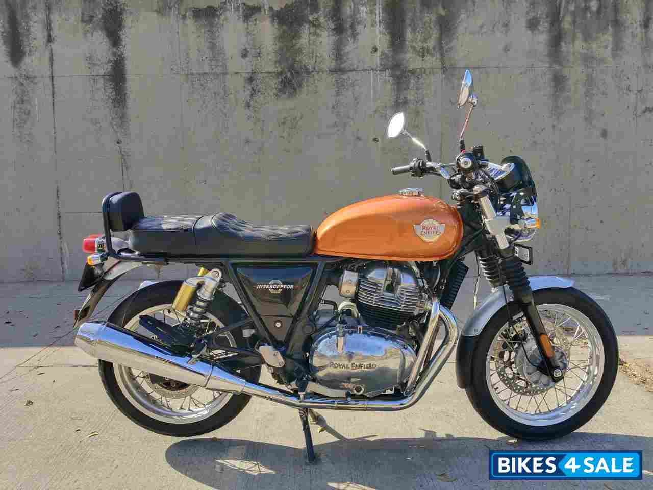 Rush Orange Royal Enfield Interceptor 650 Twin