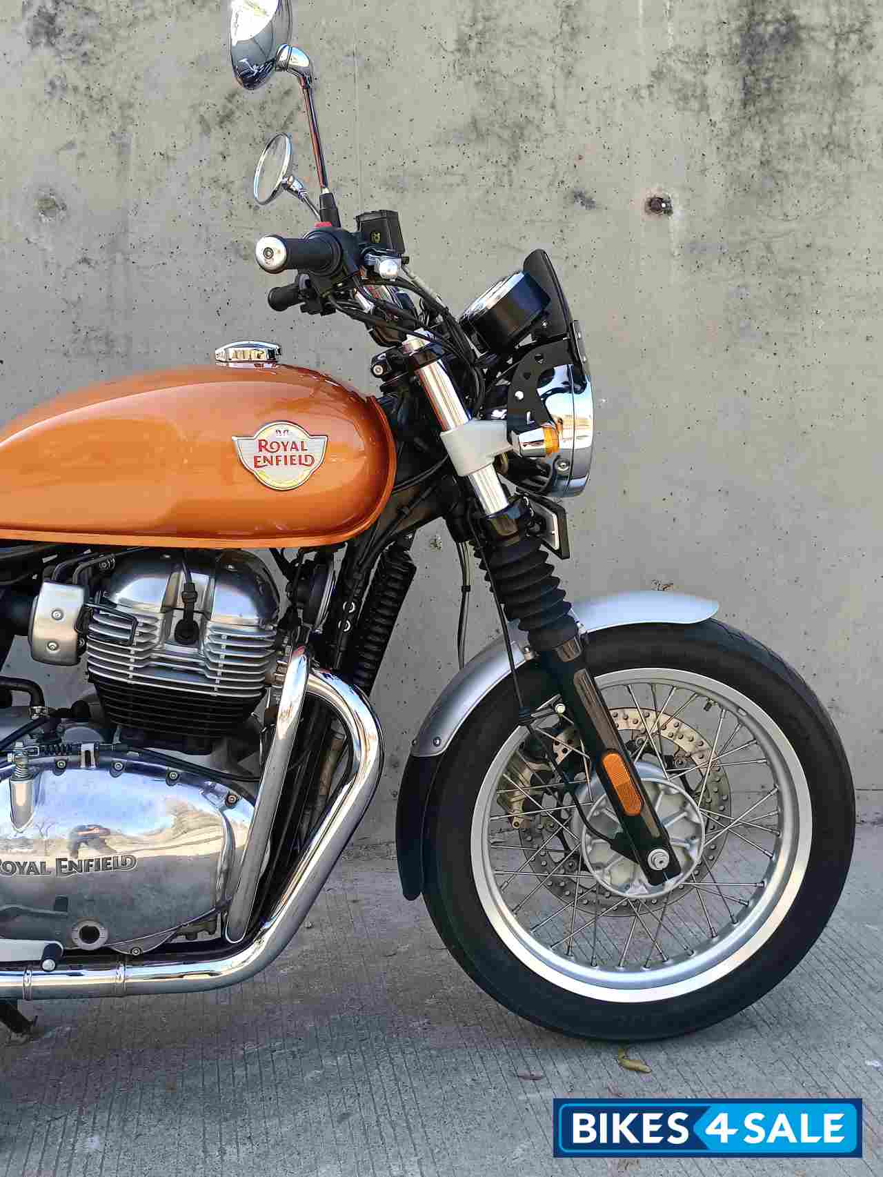 Rush Orange Royal Enfield Interceptor 650 Twin