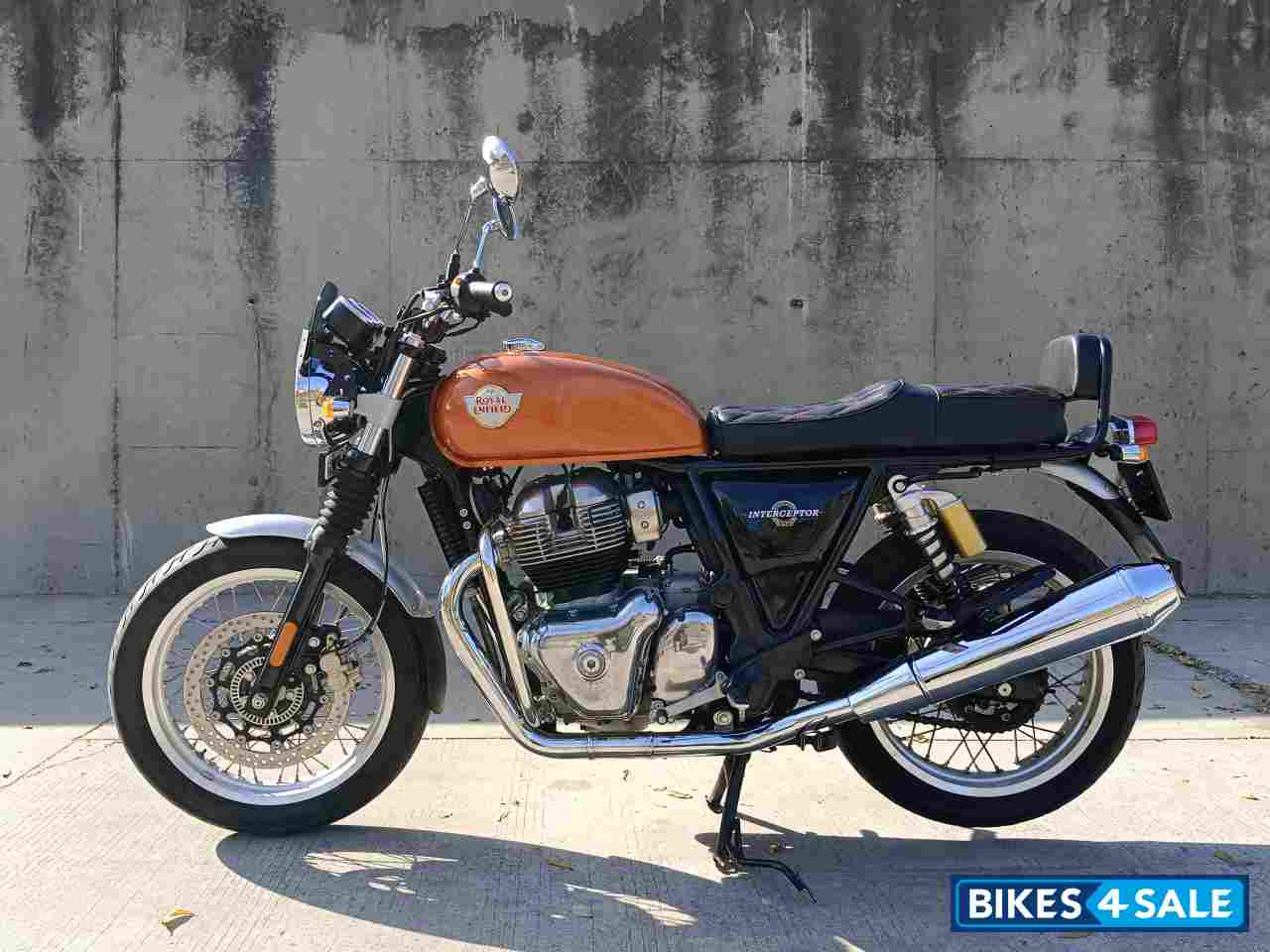 Rush Orange Royal Enfield Interceptor 650 Twin
